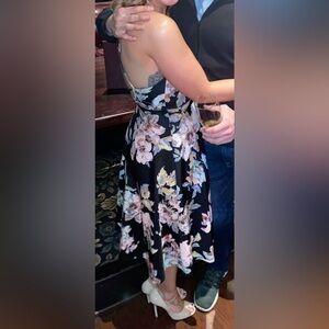 EUC TJ Maxx Floral Racerback Midi Dress Size Small